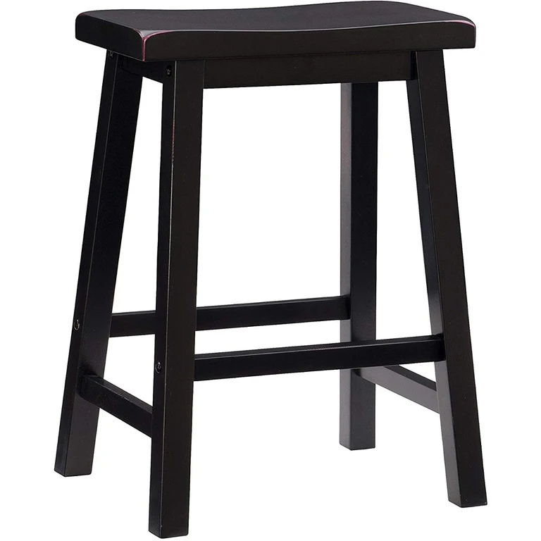Terra Cotta Black Counter Height Stool