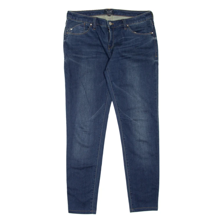 ARMANI JEANS Womens Jeans Blue Slim Skinny Stone Wash W30 L27