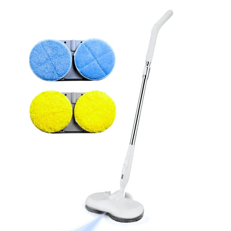 Electra Electric Dual Rotating Spin Mop, with Spray, Cordless, Lightweight, for Floors and Countertops, 250RPM, 6 oz.