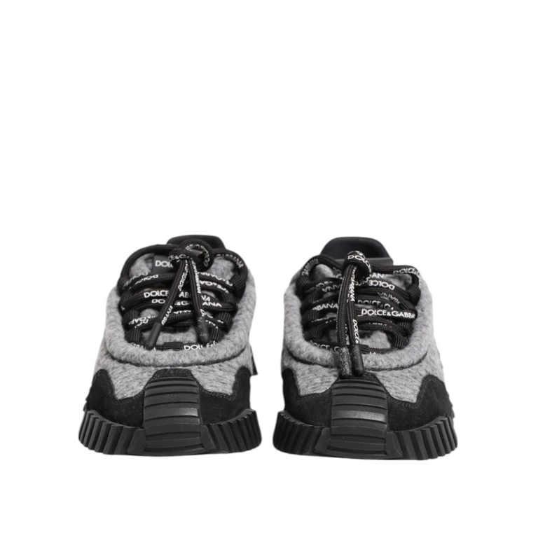 Dolce & Gabbana Black Gray Ns1 Low Top Sneakers Shoes And - Women