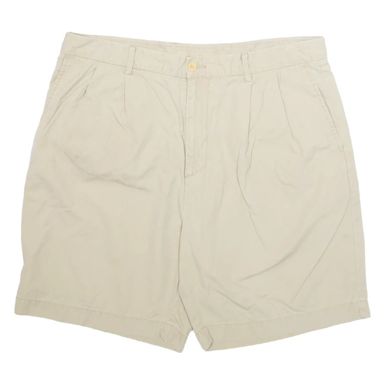 NAUTICA Womens Chino Shorts Beige Classic L W3