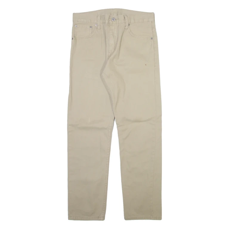 LEVI'S Mens Trousers Beige Regular Straight W30 L30