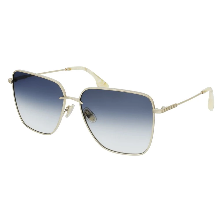 Victoria Beckham Gold Metal Sunglasses - Women