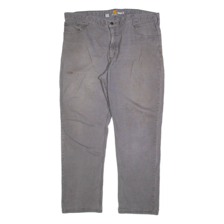 CARHARTT Mens Trousers Grey Relaxed Straight W40 L32