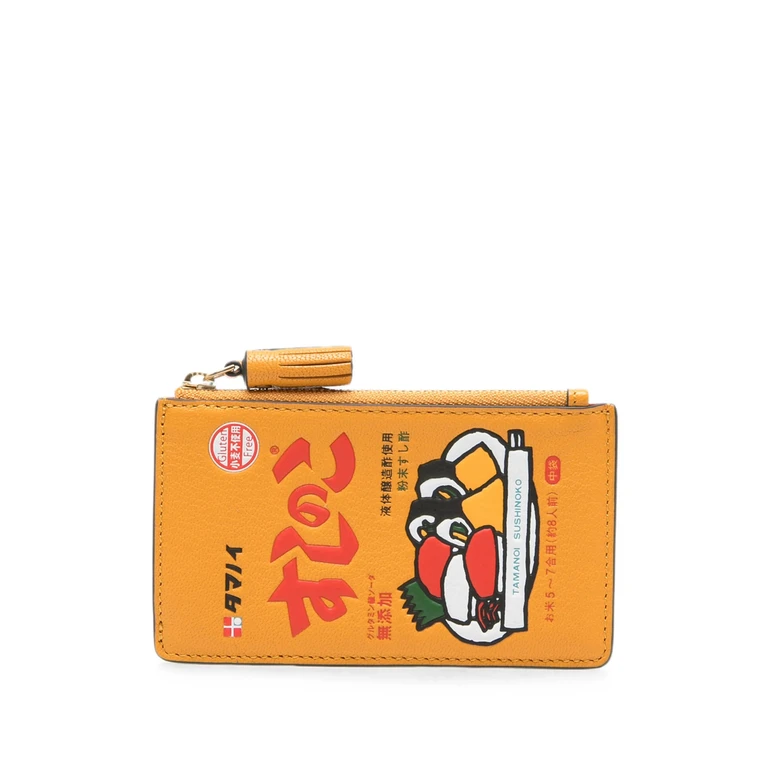 Sushi No Ko Leather Card Holder