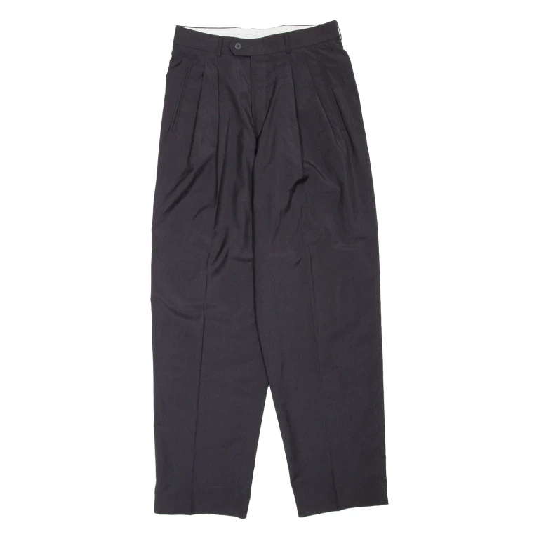 Womens Trousers Black Regular Tapered W30 L32