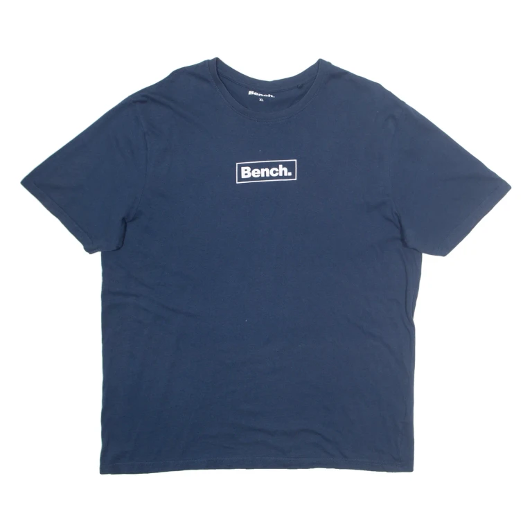 BENCH Mens T-Shirt Blue XL