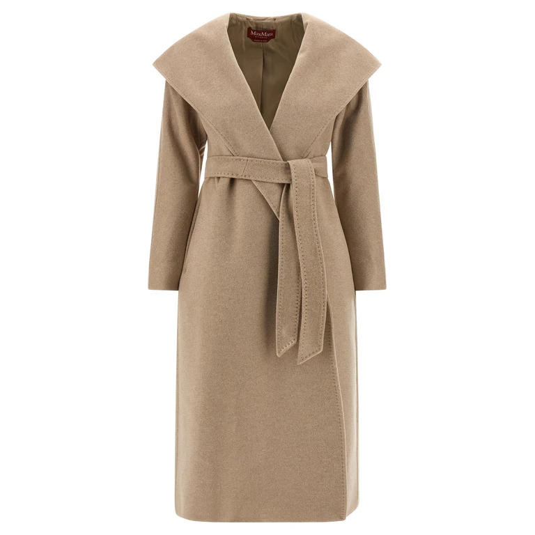 Max Mara Beige Cashmere Coat Clothing - Women