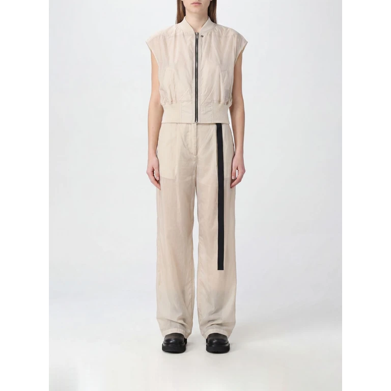 Short-Sleeved Cropped Nylon Bomber Jacket (DS01F4717NPS41)