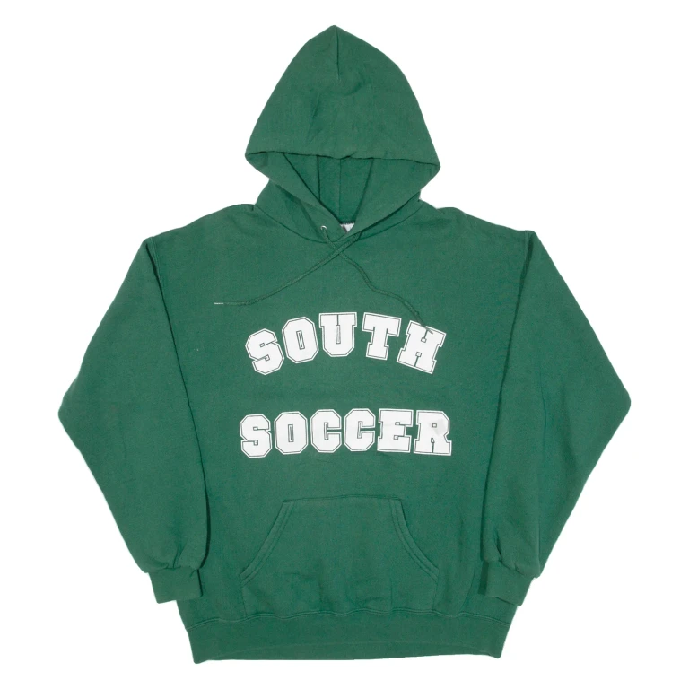LEE South Soccer Mens Green Hoodie USA L