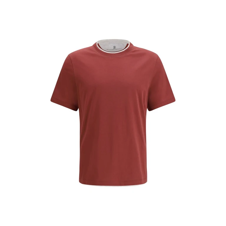 Bordeaux Cotton T-Shirt - Men