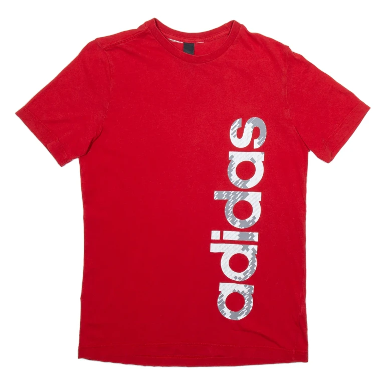 ADIDAS Mens T-Shirt Red S