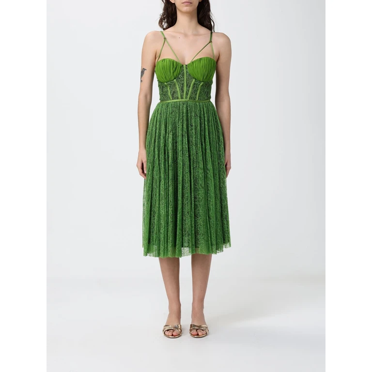 Dress Woman color Green (AB97162E2FA1)