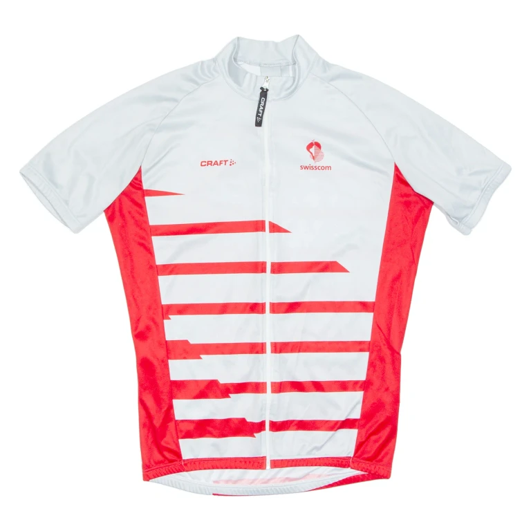 Cycling Mens Jersey Grey 1/2 Zip L