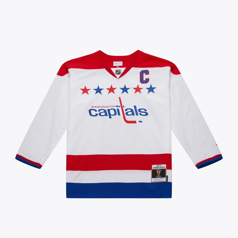 Men's NHL White Alternate Jersey Capitals 2012 Alexander Ovechkin Jerseys