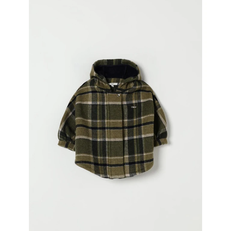 CHLOÉ Coat Kids color Green (C20725Z67)