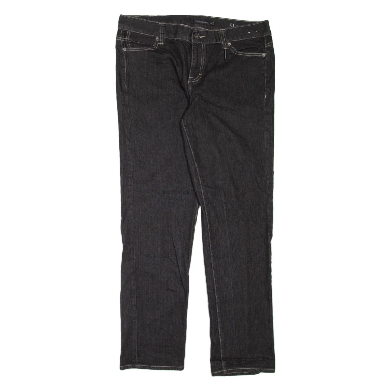 CALVIN KLEIN JEANS Womens Jeans Black Slim Skinny W36 L31