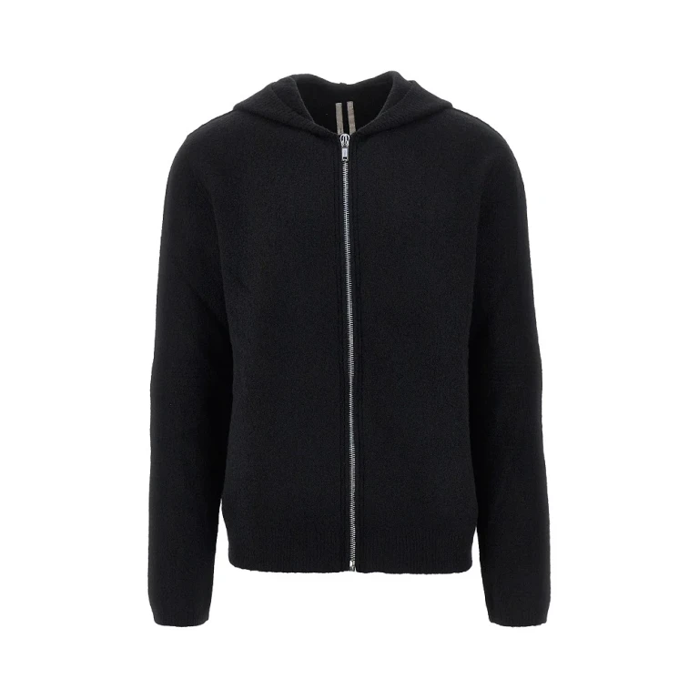 Knitted full-zip hoodie Man M