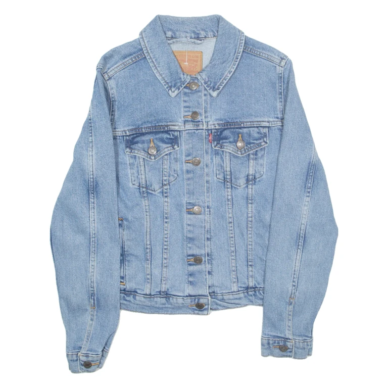 LEVI'S Womens Denim Jacket Blue L