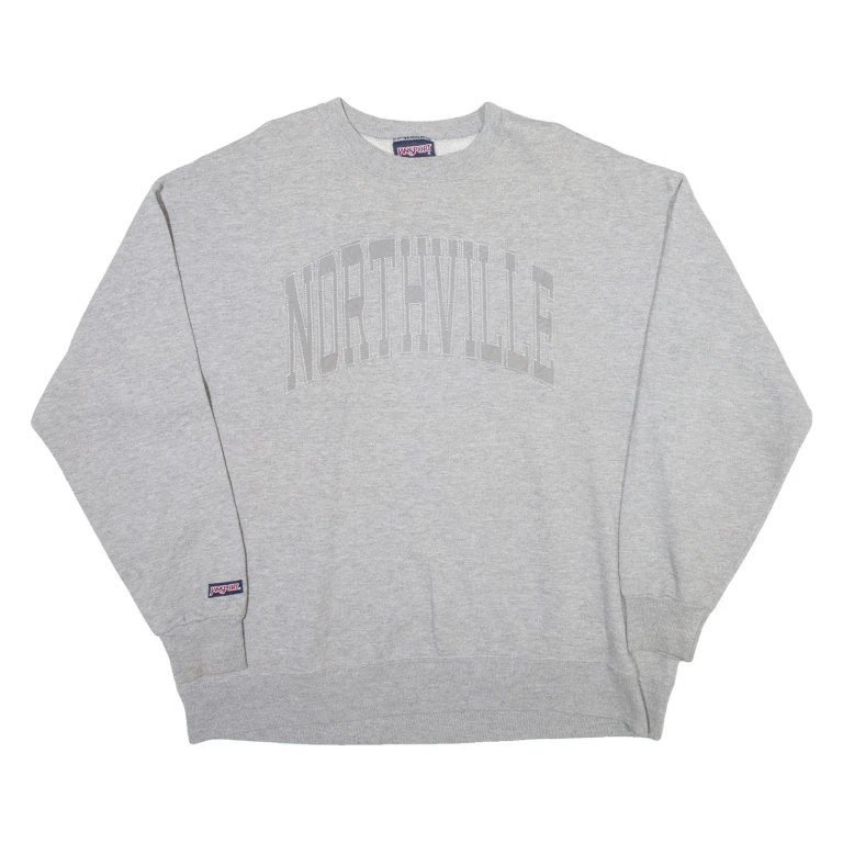 JANSPORT Northville Mens Sweatshirt Grey USA XL