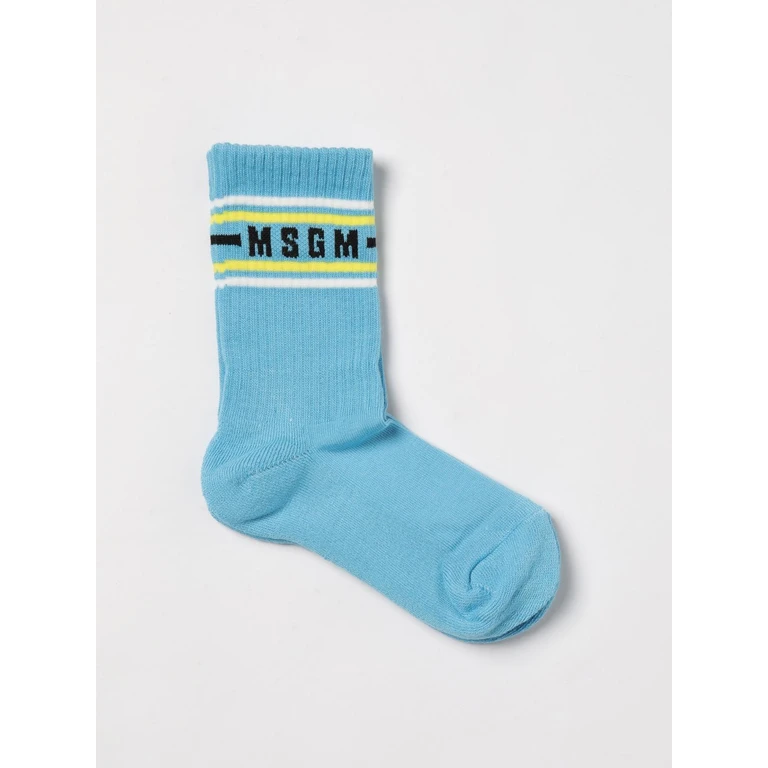 MSGM KIDS Socks Kids color Gnawed Blue (S5MSJUSO199MS005)