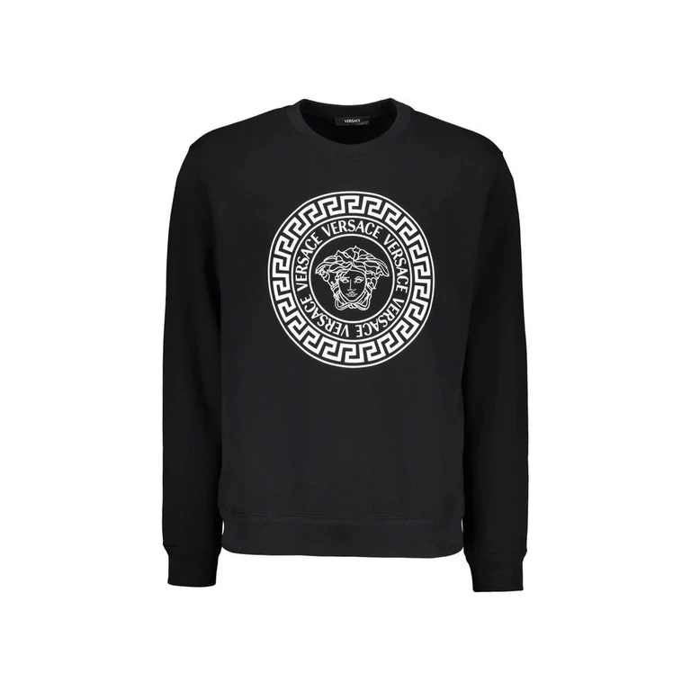 Versace Black Cotton Sweatshirt Clothing - Men