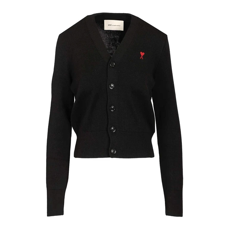 Ami Paris Cardigan - Noir (FKC374001009)