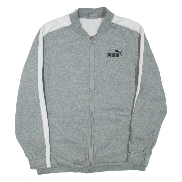 PUMA Mens Track Jacket Grey L