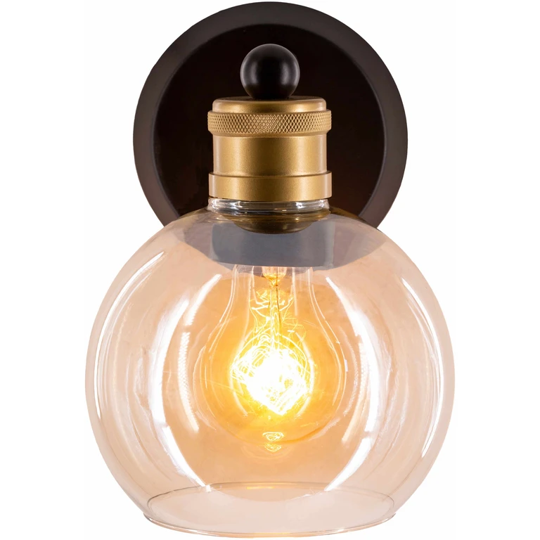 Leabrook Black Metal Wall Sconce