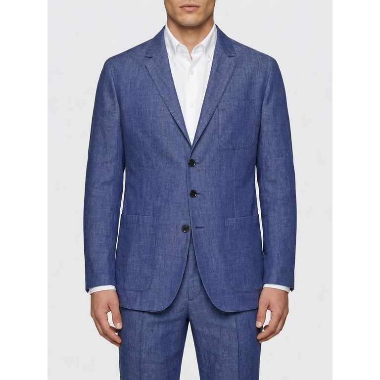 Jacket Men color Blue (63601EWSB6016770)