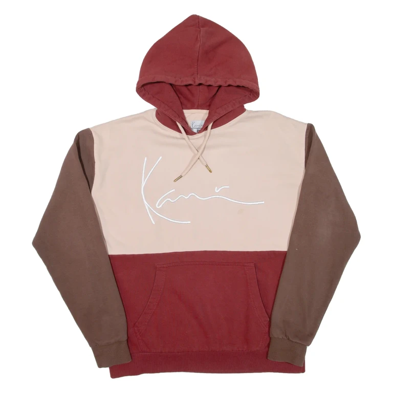 KARL KANI Oversized Mens Brown Hoodie S