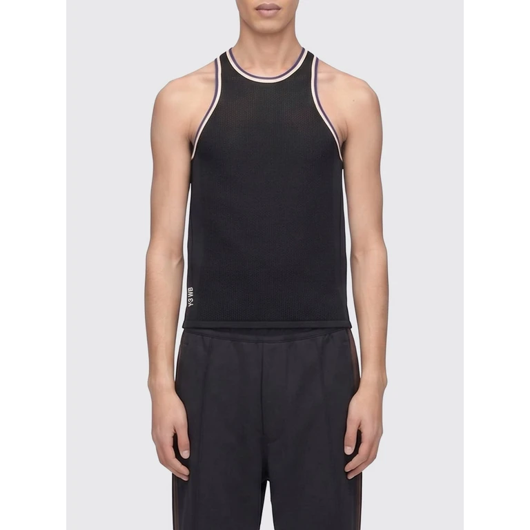 Slim Fit Tank Top in Technical Fabric with Contrast Trims (KS3978)