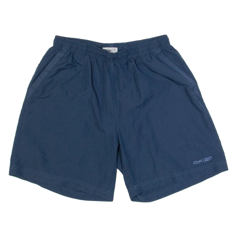 REEBOK Mens Sports Shorts Blue L W32