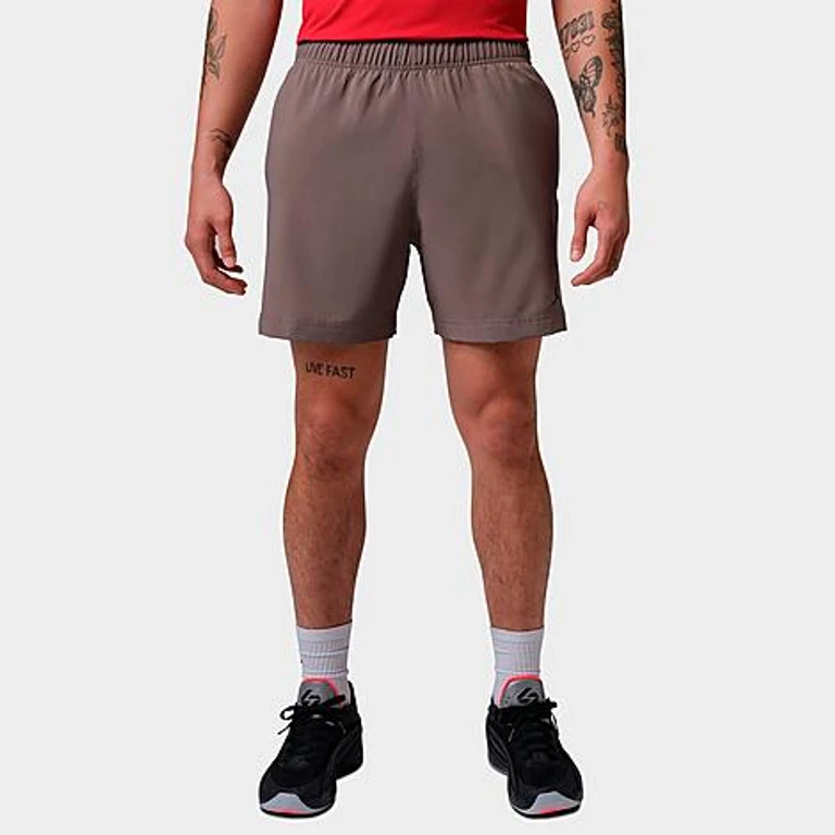 Jordan Men's Sport Essentials Dri-FIT Woven Shorts in Olive Grey Size: XS