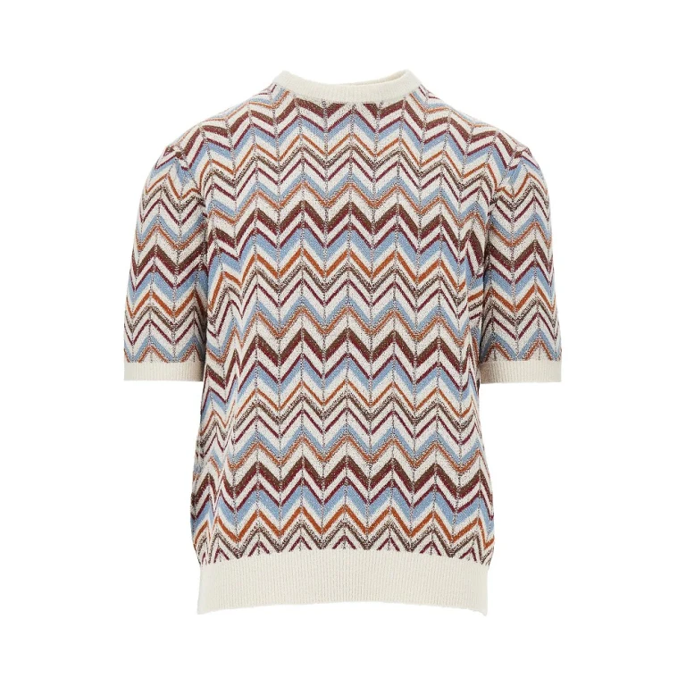 Chevron knitted T-shirt Man 48
