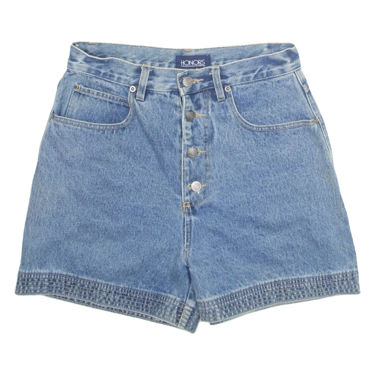 HONORS Womens Denim Shorts Blue UK 10 W28