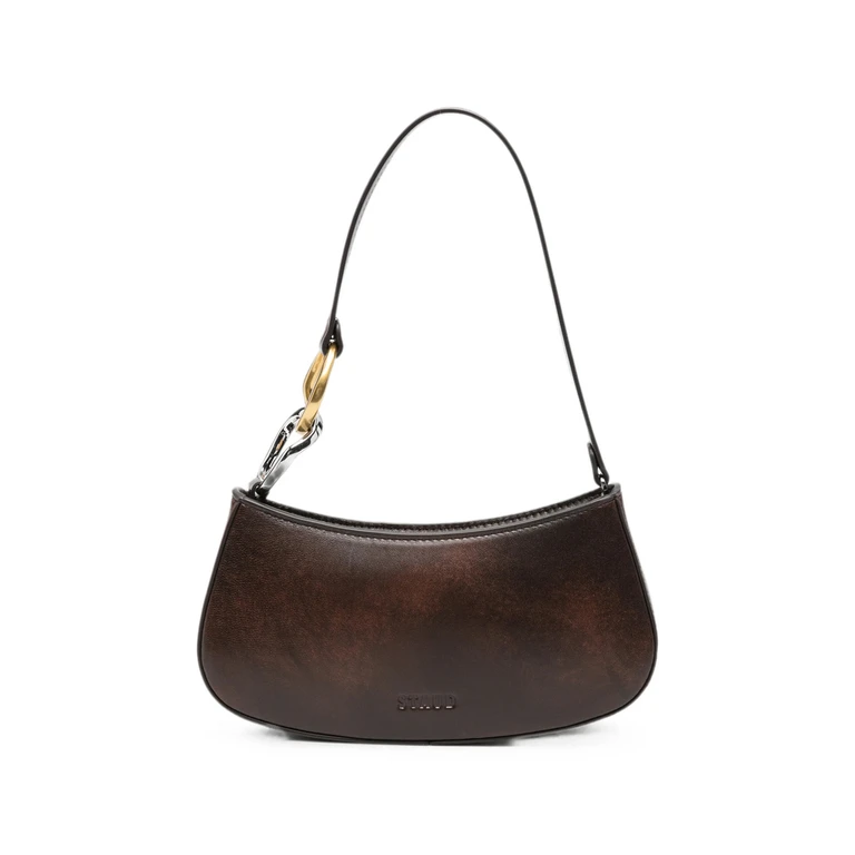 Ollie Interlocking-link Leather Shoulder Bag