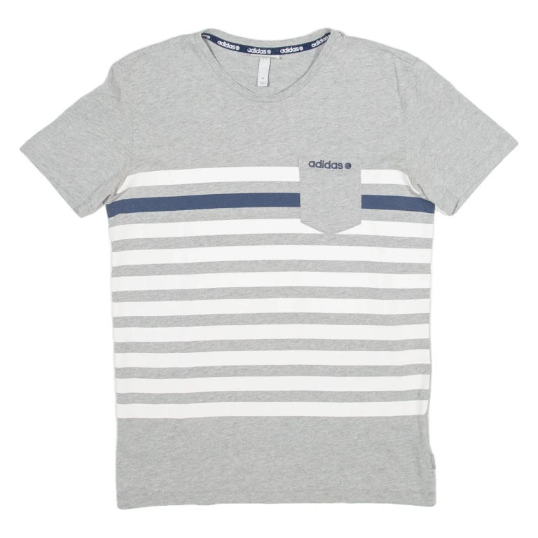 ADIDAS Mens T-Shirt Grey XS (SS2-121124-5034)