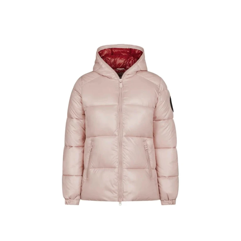 Luck Hooded Puffer Women Jacket Blush Pink