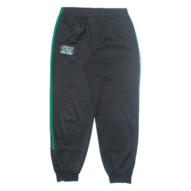 FEEL FREE Mens Joggers Black Tapered XS W28 L27
