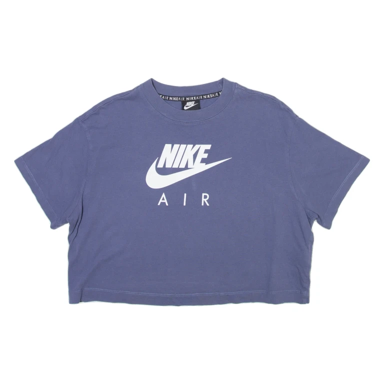 NIKE Air Womens T-Shirt Grey Crew Neck M