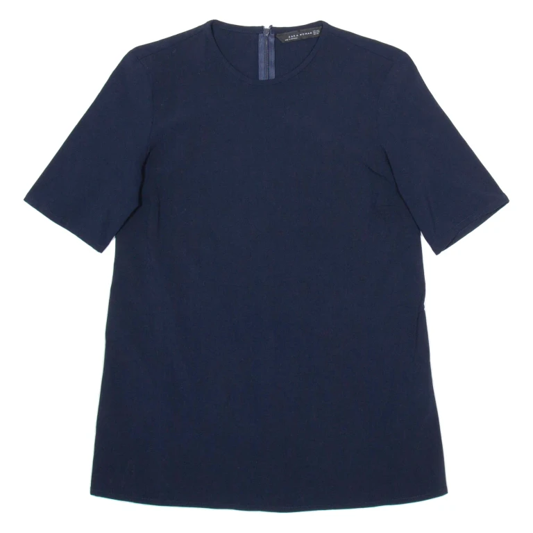ZARA Womens Blouse Blue XXS