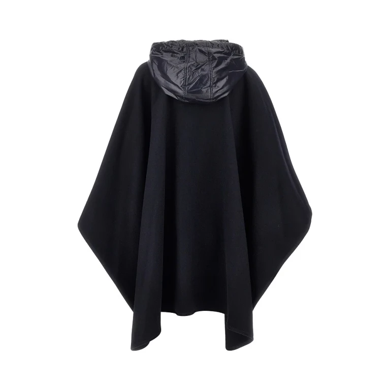 Wool cloth cape with nylon hood Woman One Size