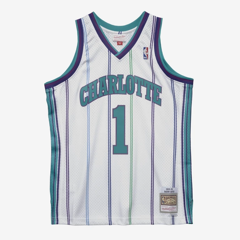 NBA Swingman Jersey Charlotte Hornets 1999 Baron Davis Jerseys