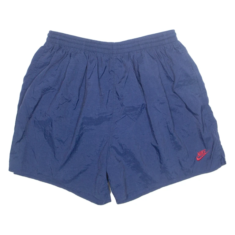 NIKE Mesh Lined Mens Swimming Shorts Blue XL W30