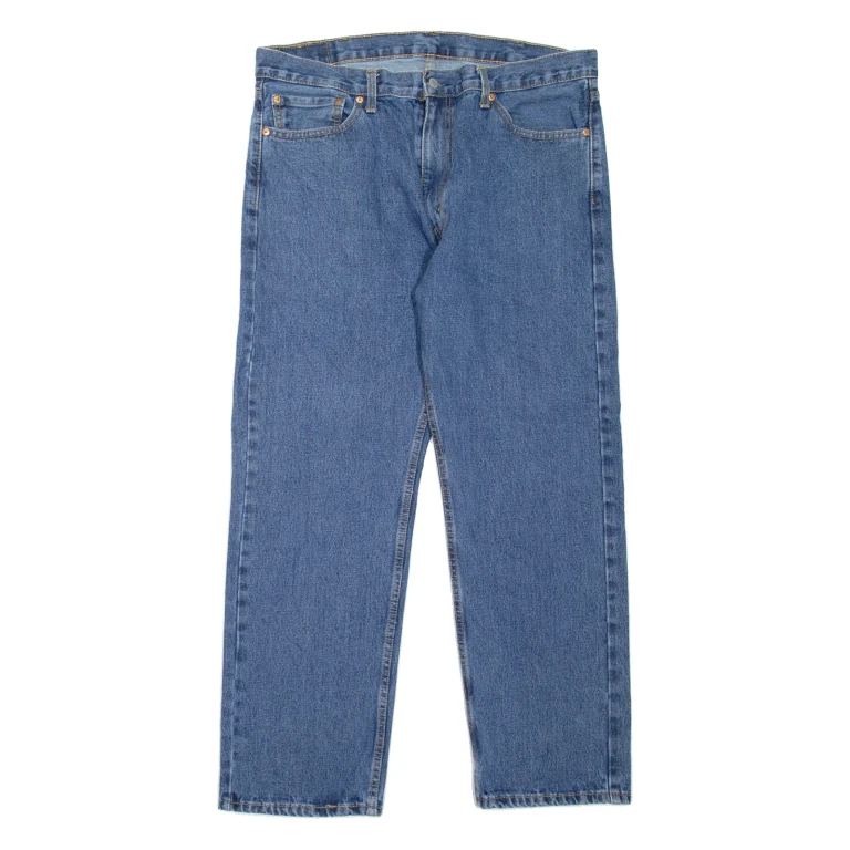LEVI'S 505 Jeans Mens Blue Regular Straight W38 L30