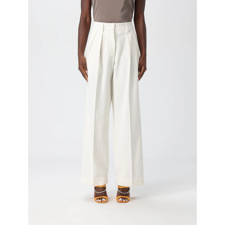 Pants Woman color Ivory (14036MYPANTS0219)