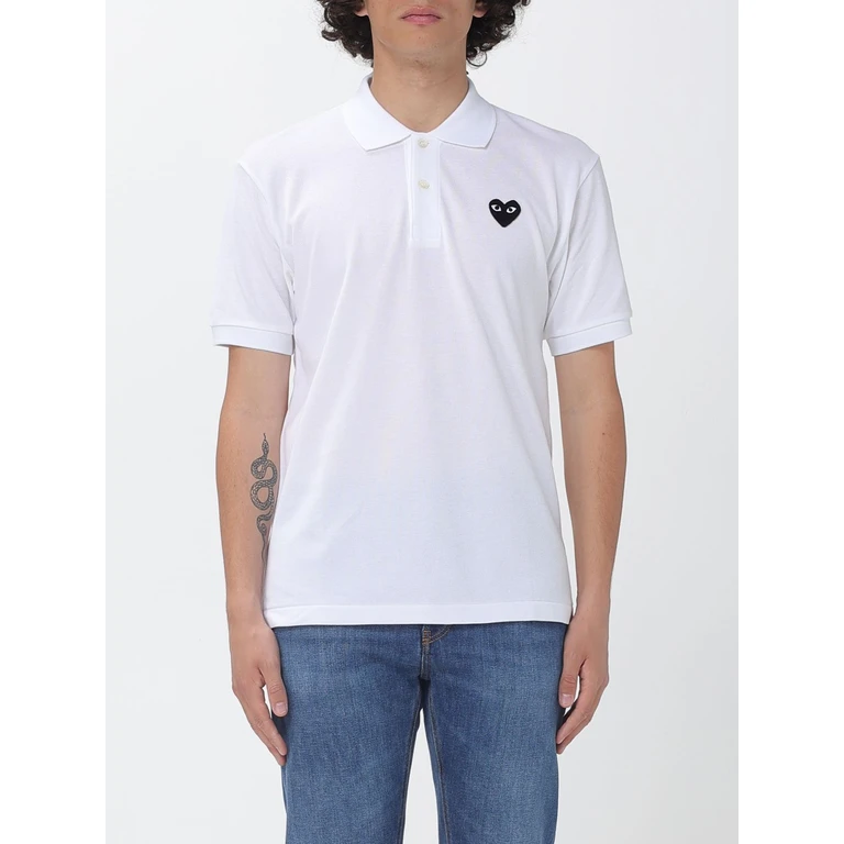 COMME DES GARÇONS Polo Shirt Men color White (AXT0662)