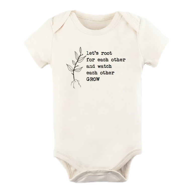 Let's Root For Each Other Organic Cotton Baby Bodysuit
