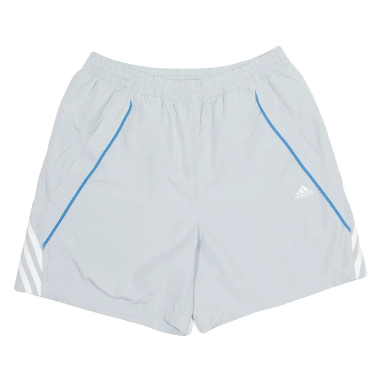 ADIDAS Mesh Lined Mens Swimming Shorts Grey Relaxed M W30